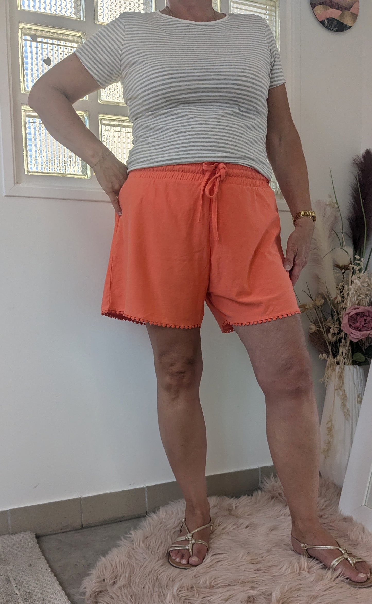 Short orange corail - In Extenso - 44