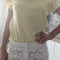 Neuf T-shirt jaune tendre - In Extenso - 34/36