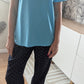 T-shirt bleu turquoise - Esprit - 36