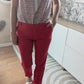 Pantalon rouge 7/8 ème - Morgan - 34/36