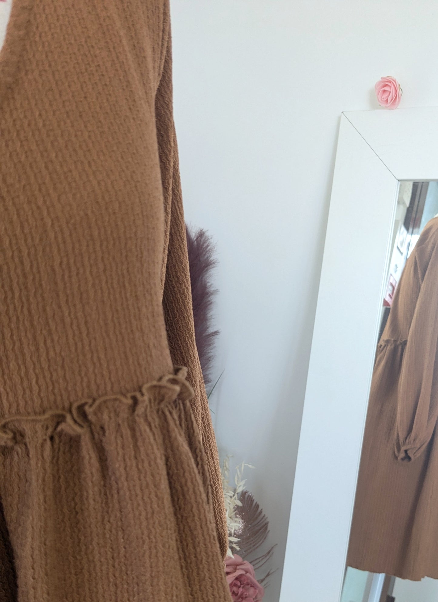 Robe bohème Camel - Pull & Bear - 34