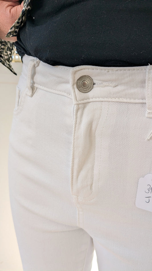 Jeans slim blanc - Promod - 36