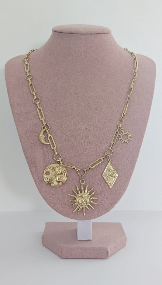 Bijoux Collier multi soleil - La Perleuse en Série - TU