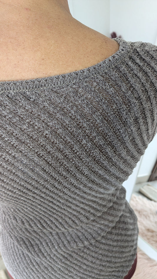 Pull maille côtelée - Montoto - 36/38