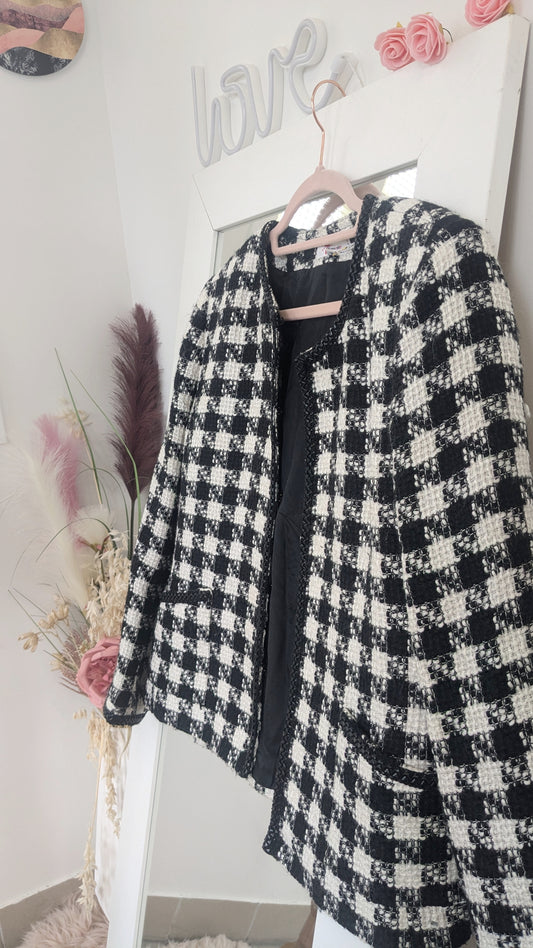 Veste blazer tweed laine - Alouette Paris - 40