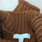 Pull marron col montant - H&M - 42