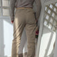 Pantalon cargo beige - H&M - 40