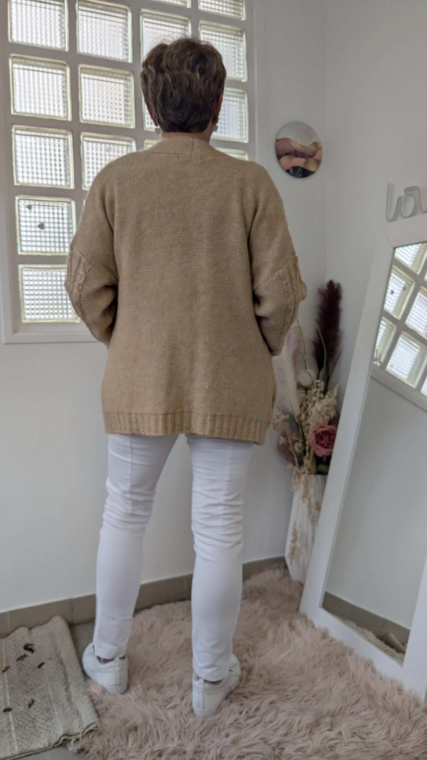 Neuf gilet beige tendance - Primark - 40/42