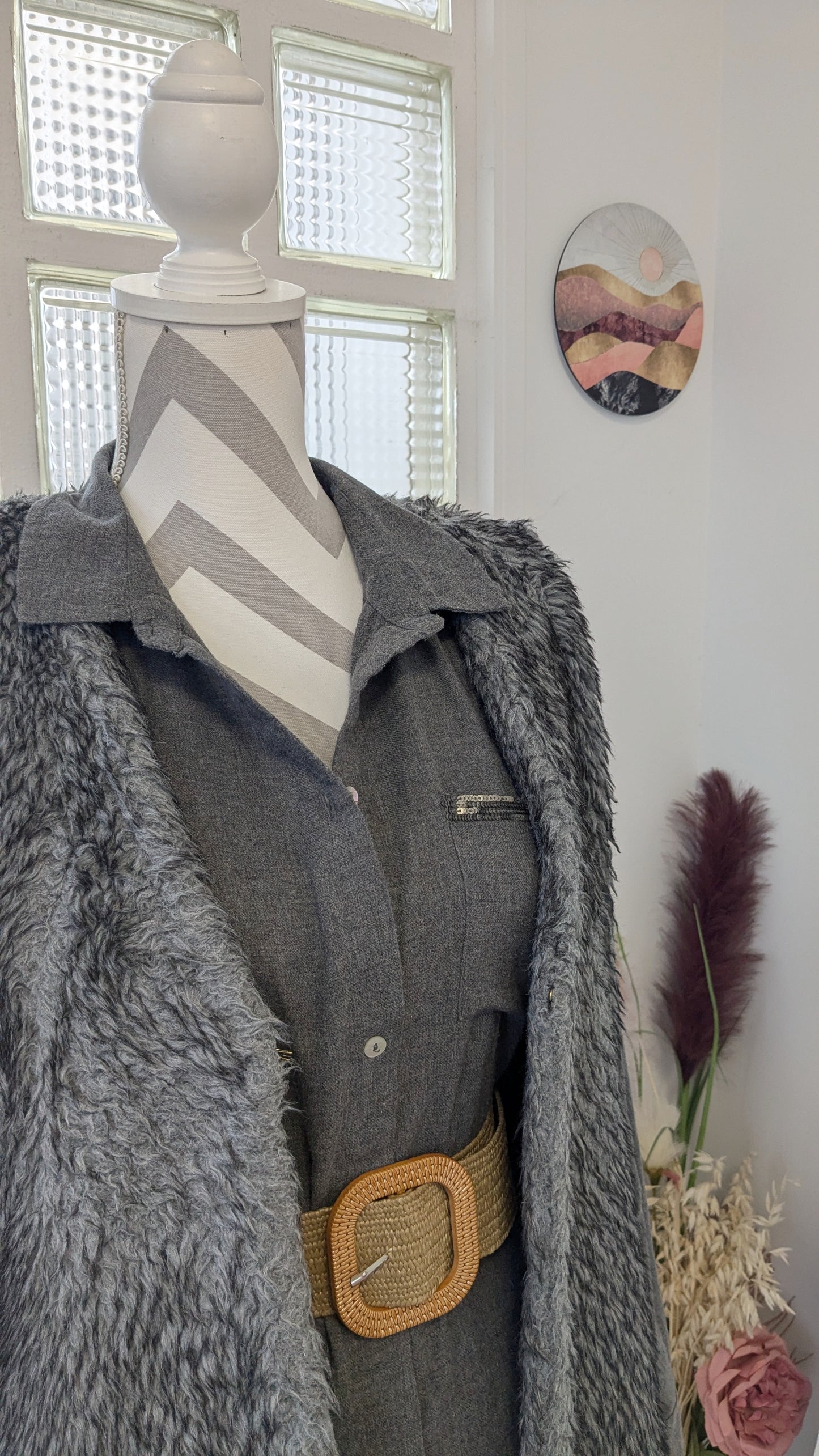 Gilet sans manches gris - 40