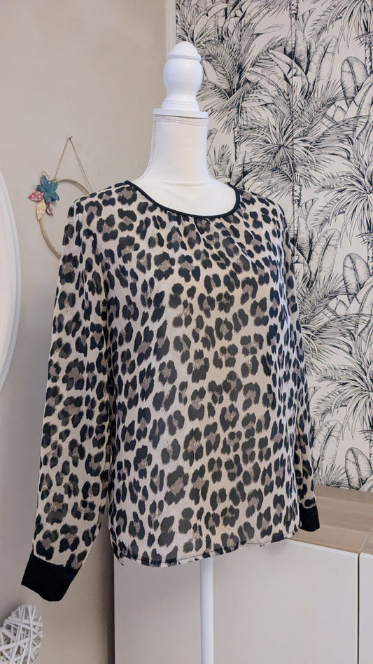 Blouse léopard - Made in Italy - 38/40