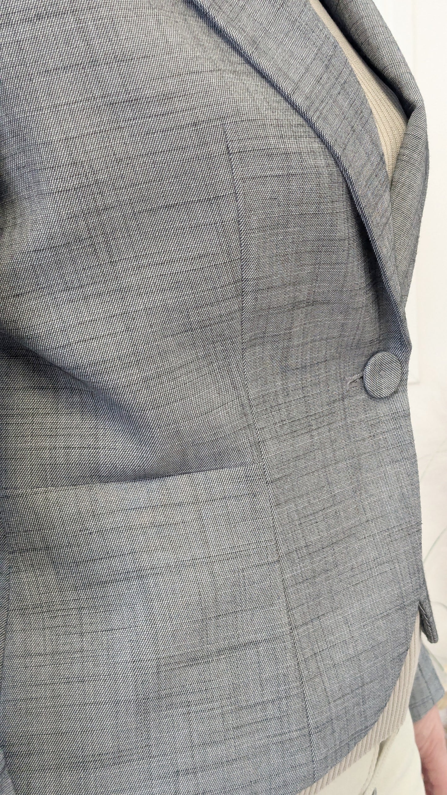 Blazer bleu gris - H&M - 36/38