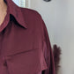 Chemise souple violine - Mango - 42