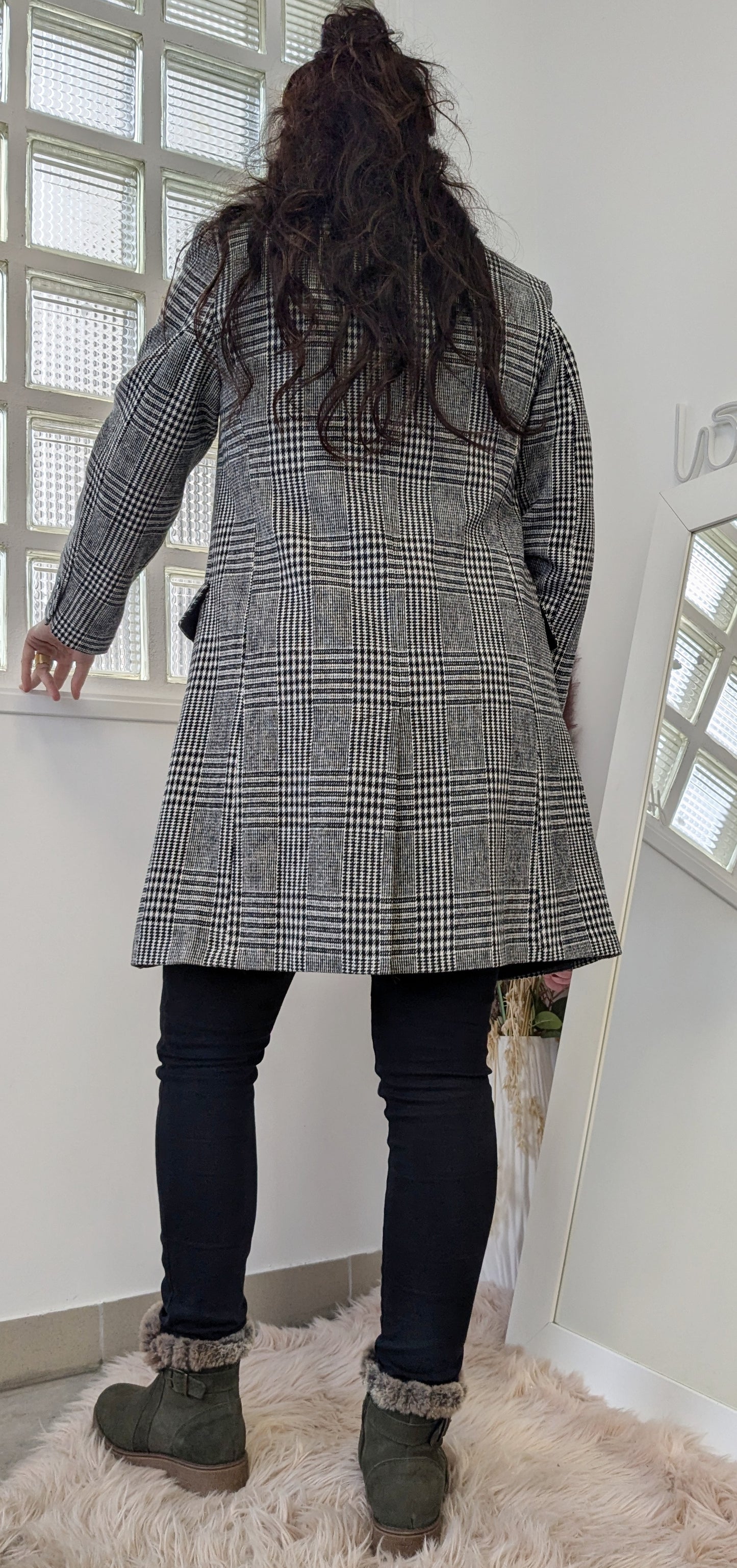 Manteau à carreaux - Primark - 34 à 40