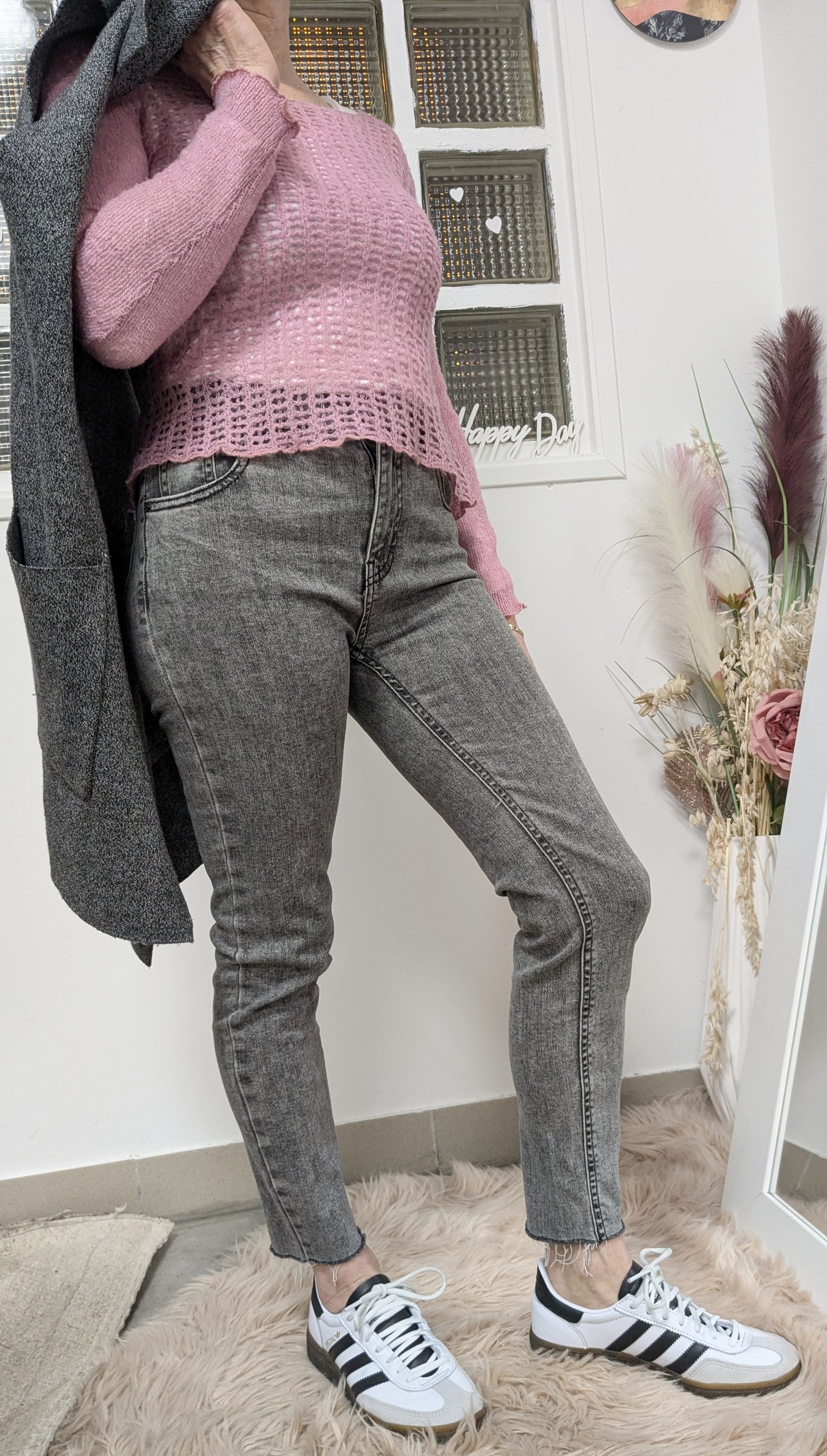 Jeans slim 7/8 ème - Pull & Bear - 34