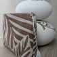 Pochette thème feuillage Camel  - Création Sab'bobine - TU
