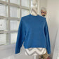 Pull bleu tressé - Mango - 36
