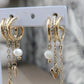 Bijoux Boucles d'oreilles multi blanc - Nude Collection - TU