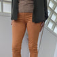 Jeans slim orangé - Cache-Cache - 36/38