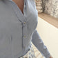 Chemise cintrée bleu ciel - Pimkie - 34