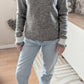 Pull gris romantique - Nafnaf - 34