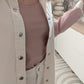 Veste surchemise rose poudré - Pimkie - 36