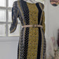 Robe moutarde fleurie - Cache-Cache - 38