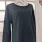 Pull sweat vert sapin - Only - 40