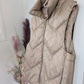 Doudoune sans manches beige doré - Envy - 40