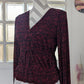 Blouse fleurie plissée - Zara - 36