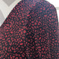 Blouse fleurie plissée - Zara - 36