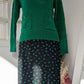 Jupe longue midi verte - H&M - 34