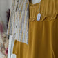 Blouse volants moutarde - Charlior  - 36