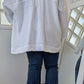 Surchemise lin blanc - 46 à 52