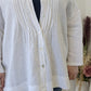 Surchemise lin blanc - 46 à 52