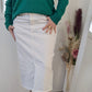 Jupe jeans blanc crème - Casual Ladies - 38