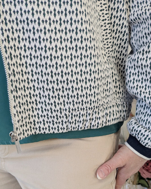 Bomber épais à motifs - Camaïeu - 40