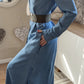 Robe longue denim - Zara - 34