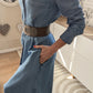 Robe longue denim - Zara - 34