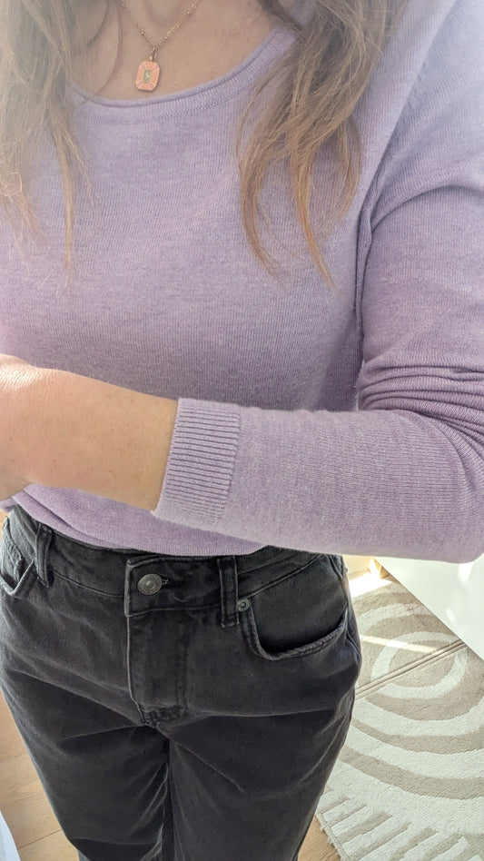 Pull fin lilas - Esprit - 34/36