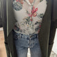 Blouse chemise fleurie soie - Zapa -  36