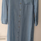Robe longue denim - Zara - 34