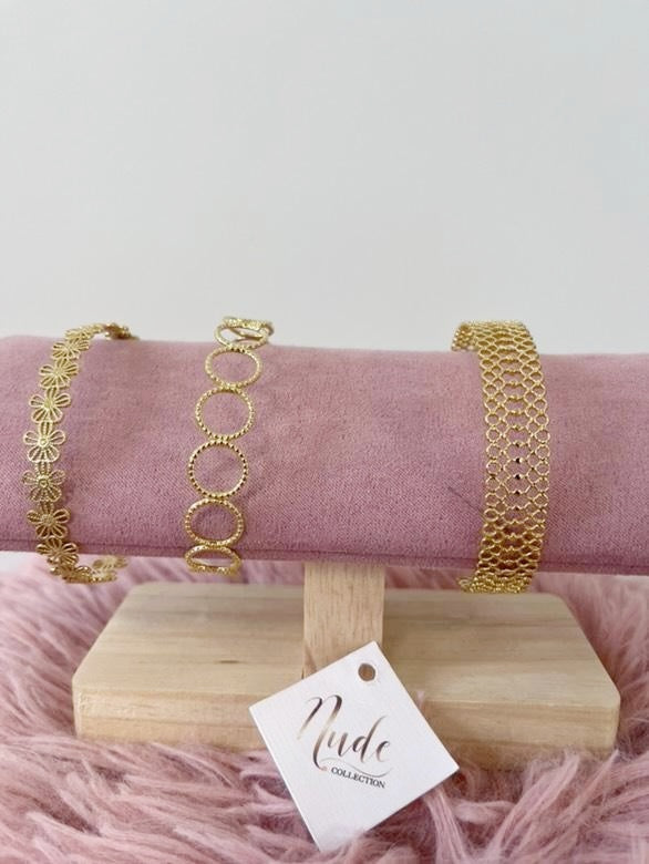 Bijoux Bracelet jonc cercles - Nude Collection - TU