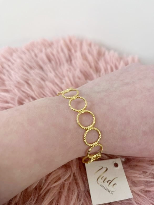 Bijoux Bracelet jonc cercles - Nude Collection - TU