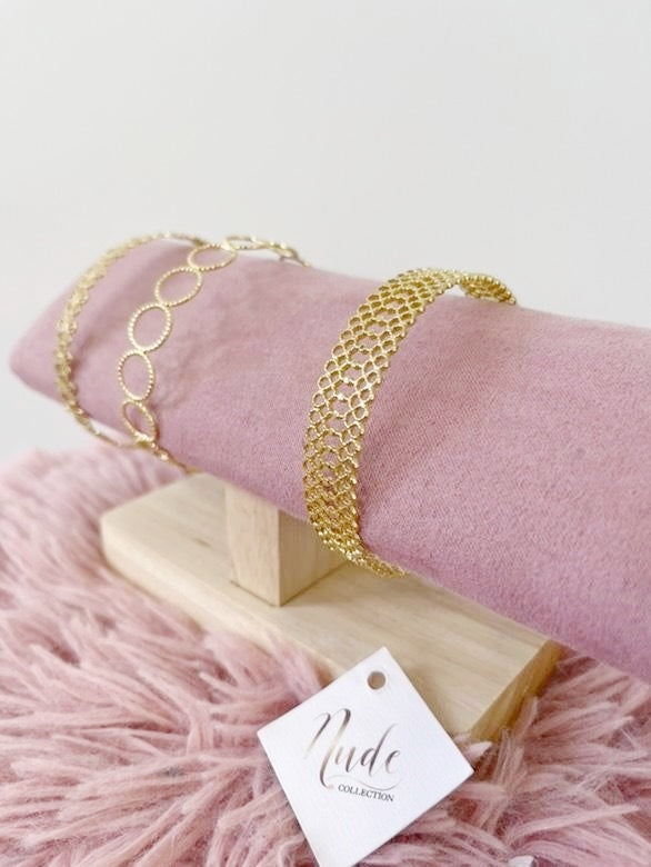 Bijoux Bracelet jonc cercles - Nude Collection - TU