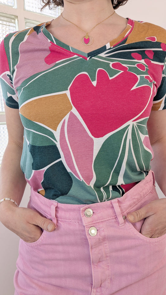 T-shirt coloré - Camaïeu - 36