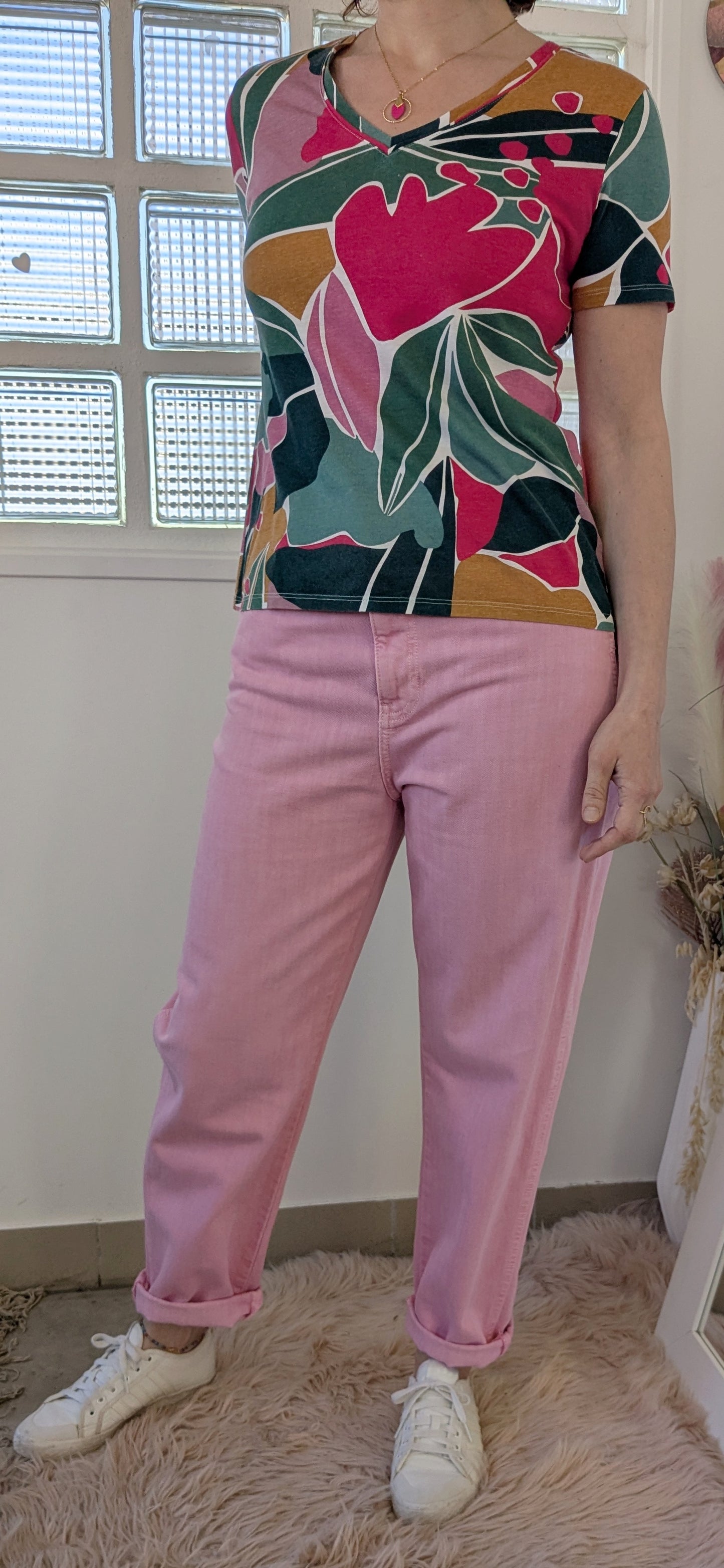 T-shirt coloré - Camaïeu - 36