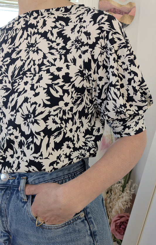Blouse fleurie - H&M - 38