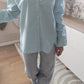 Chemise ciel rayée oversize - Milla Star - 34