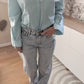 Chemise ciel rayée oversize - Milla Star - 34