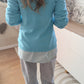 Pull souple turquoise - Benetton - 34/36